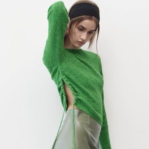 Zara green sweater